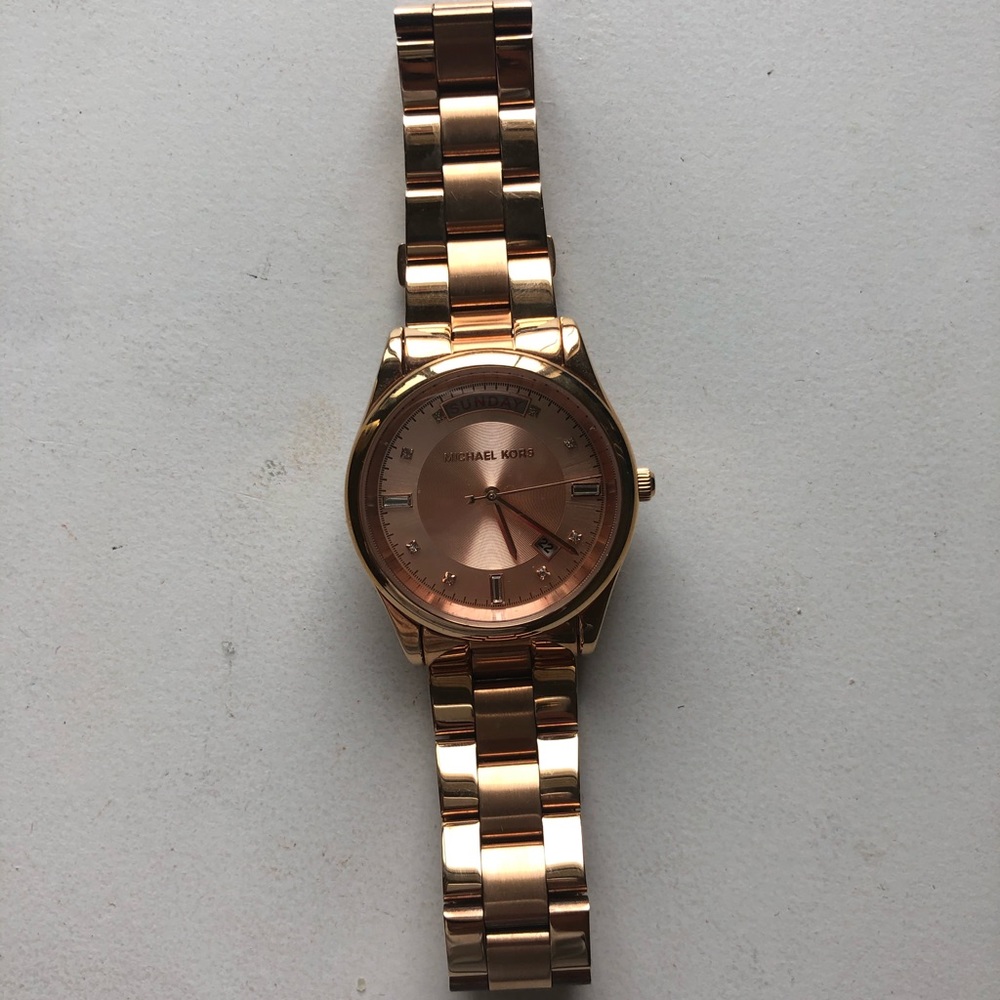 Michael Kohrs rose gold watch